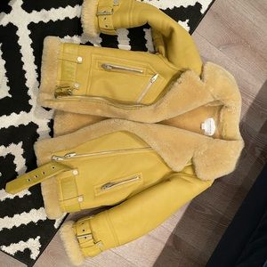 The arrivals NYC moya shearling motorcycle jacket